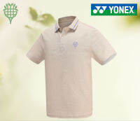 Yonex เทนนิสโปโลกีฬาเสื้อผ้ากีฬาแบดมินตันย์แขนสั้นที่มีปกผู้ชายชายฤดูร้อน