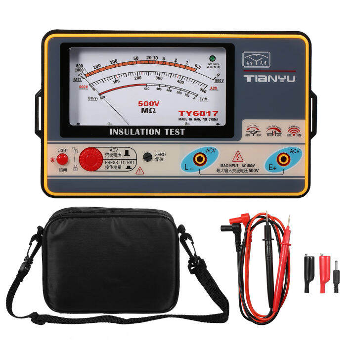 Digital Ohmmeter Megger Insulation Resistance Meter Handheld Insulation