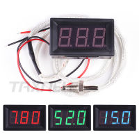 0 ~ 800C หลอดดิจิตอลจอแสดงผล LED เครื่องวัดอุณหภูมิ K-Type M6สกรู Thermocouple 12V รถ Monitor Meter Thermograph