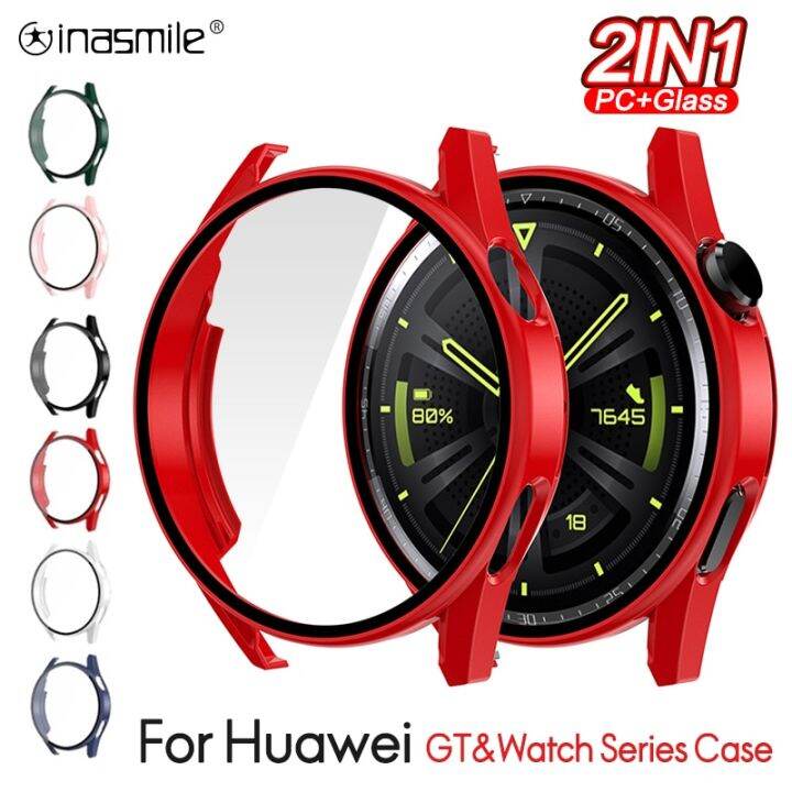 pc-glass-case-for-huawei-watch-gt-3-gt-2-e-42mm-43mm-46mm-48mm-band-watch-gt3-pro-watch-3-screen-protector-cover-bumper-cases-cases-cases