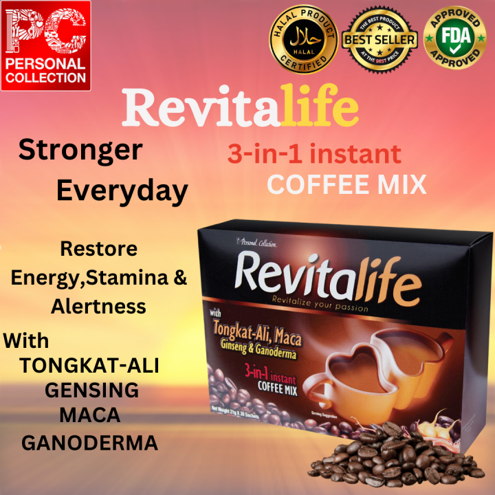 Personal Collection Revitalife Coffee 21g x 20 stick sachets / box