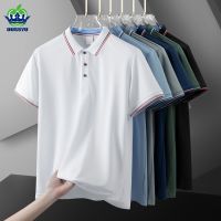 10 Colors Summer Polo Shirt Men Thin Short Sleeve Breathable Top White Business Sportwear Casual Lapel Polo-shirts Male M-4XL