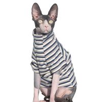 ZZOOI Pet clothes Sphinx hairless cat dog spring velvet warm stretch bottom coat clothes for cats  puppy clothes