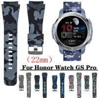 [HOT JUXLLKBKOW 514] For Honor Watch GS Pro Strap Magic Watch 2 46Mm Camouflage Pattern Silicone Watchband Wristband Sport Bracelet 22Mm Watch Band