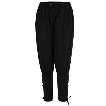 Gothic Mens Fashion Loose Harem Pants Casual Sport Joggers Medieval Vintage  Baggy Pants Trousers Tight Ankle Sweatpants High Quality