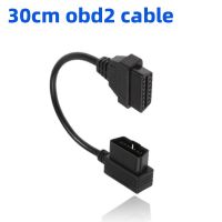 สายเคเบิลต่อขยาย16Pin OBD2รถ OBD เชื่อมต่อขยายอะแดปเตอร์ลวด ELM327 OBD II OBD2สายต่อขยาย ELM 327