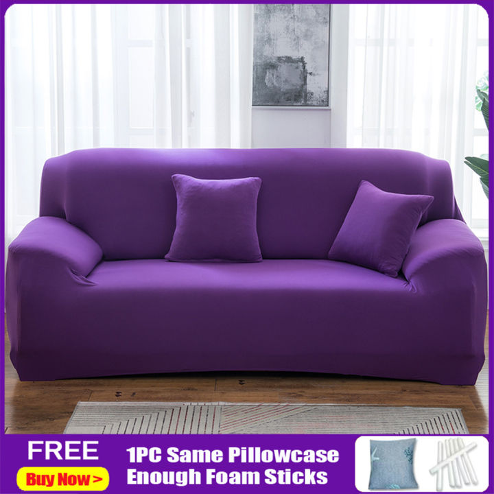 1pc Purple Chair Seat Cushion, Modern Polyester Sofa Seat Cushion