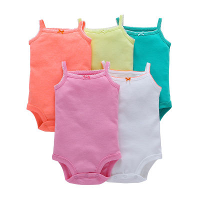 Seartist Wholesale 5PcsLot Baby Girls Summer Jumpsuit Bebes Newborn Rompers Baby Girl Colorful Bodysuit Baby Girl Clothes 20