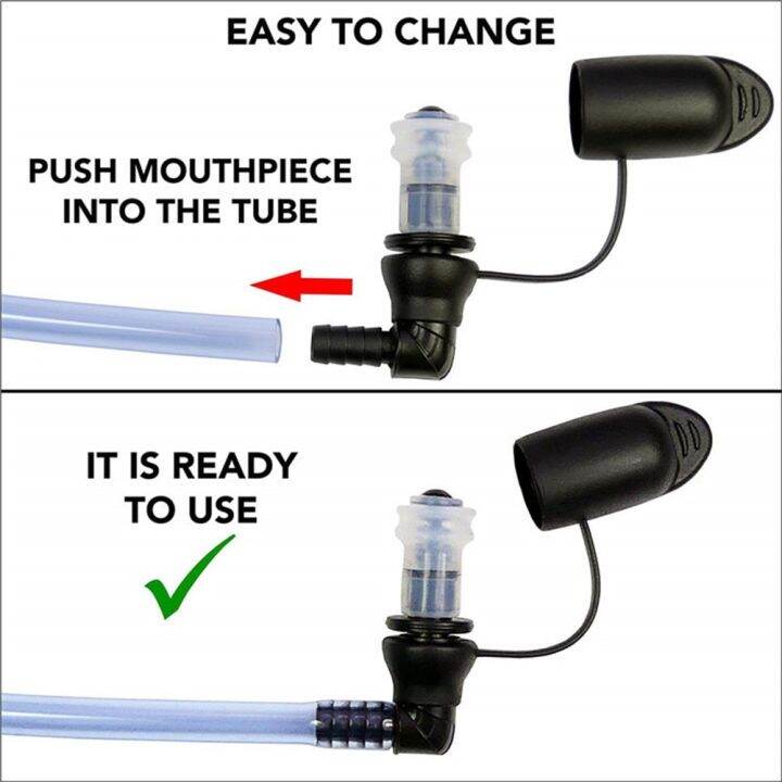 Replacement Hydration Bags Bite Valves With Cover For Cycling Sports Bladder Water Bag Outdoor