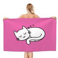 【Bathroom sale】แมวนอนหลับน่ารัก SoftBath ShowerCute CatSnoring KittenLovely Mignon Pink