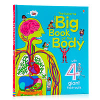 Usbornes Big Book of the body original English picture book hardcover big open baby family education Health Book Childrens popular science cognition picture book contains folding pages