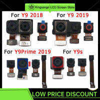 Kingsange กล้องด้านหน้าด้านหลังสำหรับ Huawei Y9S/Y9นายก2019/Y9 2019/Y9 2018โมดูลกล้องเซลฟี่ด้านหน้าขนาดเล็กด้านหลังอะไหล่สำหรับกล้องมองหลังพร้อมเครื่องมือ