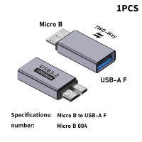 mashai อะแดปเตอร์3.0แปลงสัญญาณ A C เป็น Micro B แปลงซิงค์ข้อมูลความเร็วสูง10Gbps สำหรับ MacBook Pro Samsung Type C เป็น Micro B