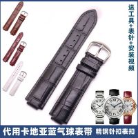hot style Substitute watch with mens crocodile first layer cowhide genuine leather strap convex 12-pin