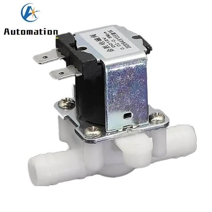 ZE180CJ2 Water Dispenser Plastic Solenoid Valve 12mm Quick Connect