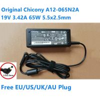 2023ของแท้19V 3.42A 65W Chicony ที่อะแดปเตอร์ AC A065R116L A12-065N2A สำหรับ MSI โมเดิร์น14 A10M-682CA ที่ชาร์จแหล่งจ่ายไฟแล็ปท็อป A065R169L