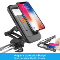 Bicycle Accessories Bike Phone Holder Adjustable Waterproof Navigation Bracket Universal Bike Moto Handle Fixed Holder for Phone