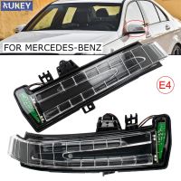 เลี้ยวกระจกมองหลังตัวบ่งชี้ไฟกระพริบไฟ LED เครื่องหมายสำหรับ Benz A B C E S CLA GLA CLS W176 W246 W204 W212 X156