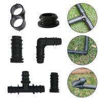 Garden Water Connector 16mm hose Barbed 3-Way TEE Elbow End Plug Pe Pipe Coupler Reducing Fitting Tubing Hose Accessories Joint