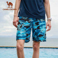 Camel Crown กางเกงว่ายน้ำชายหาดผู้ชาย  แฟชั่น  เท่ดี   ดำน้ำ  เลื่อนลงไปมีเซอร์ไพรส์