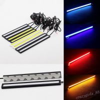 2Pcs 17cm Waterproof 12V COB Car LED Light DRL Fog Driving