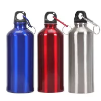 【jw】☜  400/500/600ml Aluminum Insulated Flask Bottle with Lid for Sport Bottles Outdoor Exercise