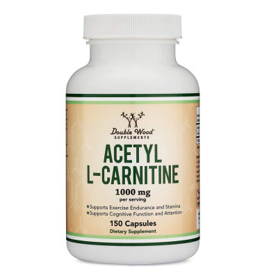 Acetyl L-Carnitine 1000 mg. - Double Wood (ALCAR) จาก USA อะซิติล แอลคาร์นิทีน