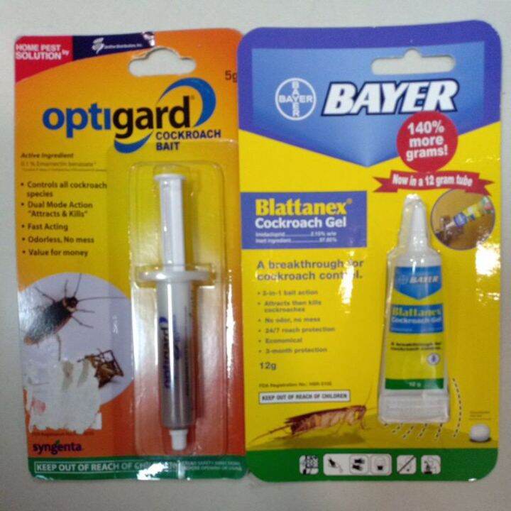 bayer cockroach gel 12g optigard 5g per pc.. Lazada PH
