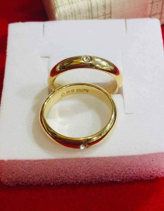 18k Saudi Gold Wedding Ring | Lazada PH