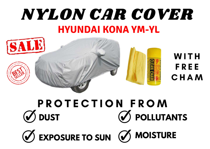 HYUNDAI KONA CAR COVER NYLON PROTECTION FROM EXPOSURE TO SUN, DUST, POLUTANTS, AND MOISTURE [COD