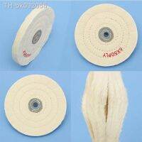 ♕▦ 4/6 inch cotton cloth polishing wheel cloth polishing wheel arbor buffer mirror polishing white round wheel 50 layer grind