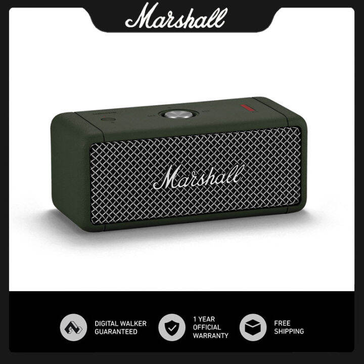 Marshall Emberton Olive Green Bluetooth Speaker Portable Bluetooth
