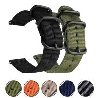 22mm WatchBands Nylon Canvas Strap For Huawei GT3 GT 2 GT2 Pro 2E Watch Strap Replacements Honor Magic 1 2 46mm Watch Mens Strap