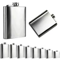 Stainless Steel Hip Flask Flagon High Quality Portable Wine Whisky Pot Bottle Drinkware For Drinker