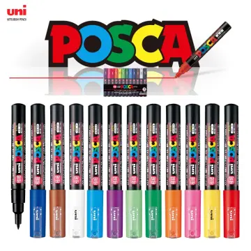 Japan Uni Posca Paint Marker Pen Set,PC-1M ,PC-3M ,PC-5M,PC-8K,PC