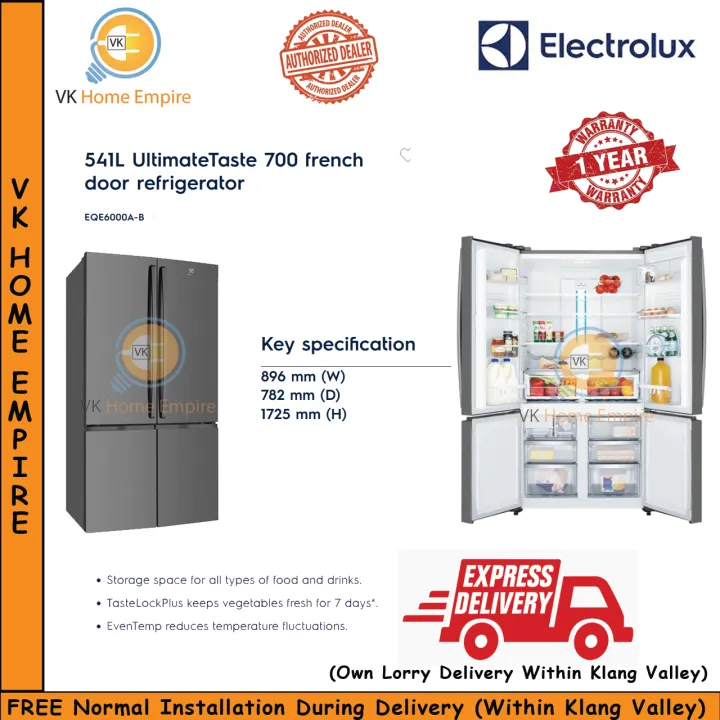 [11 Nov BIG Sale] Electrolux UltimateTaste 700 Inverter French Door ...