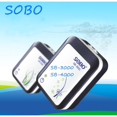 HOT** SOBO SB 3000 SB 4000ปั๊มลมสำรองไฟมีแบตเตอรี่ในตัว ปั๊มอ๊อกซิเจนพกพา ส่งด่วน ปั้ ม ลม ถัง ลม ปั๊ม ลม ไฟฟ้า เครื่อง ปั๊ม ลม
