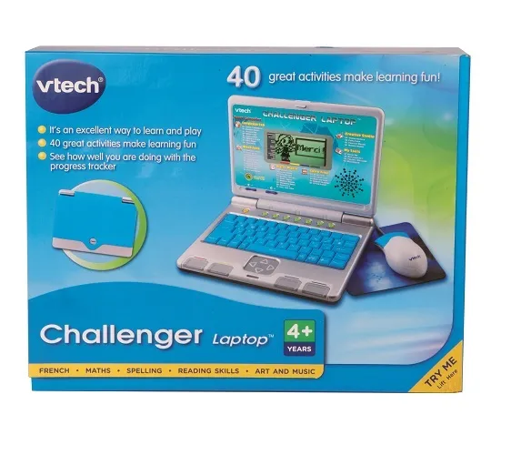 VTECH BLUE LEARNING LAPTOP PC LEARN ENGLISH EDUCATIONAL TOY 