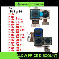 Kingsange กล้องหลังเดิมอะไหล่สำรองสำหรับ Huawei Mate 8 9 10 Lite 20 30 40 Pro โมดูลกล้องหลังมุมมองด้านหลัง