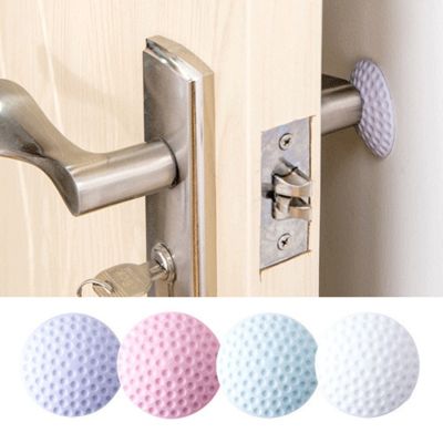 【cw】 10Pcs Soft Thickening Mute Rubber The Wall Adhesive Stickers Door Stopper Guard ！