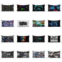 【JH】 Gamers Hotel Pillowcase Video Game Cushion Cover Color