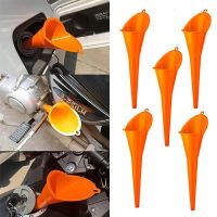 New Car Long Stem Funnel Gasoline Oil Fuel Filling Tools Anti-splash Plastic Funnel Motorcycle Refueling Tools Auto Accessories Fuel System Tools