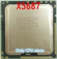 ZZOOI Free shipping Xeon X5687 processor (3.6GHz/12MB/4 cores/Socket 1366/6.4 GT/s QPI)Original Server CPU