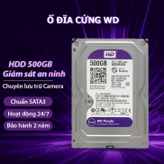 Ổ cứng HDD 500GB WD chuyên lưu trữ dữ liệu, camera