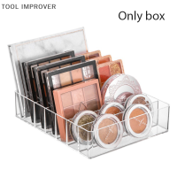 TOOL IMPROVER 7ตารางกล่องเก็บของล้างพลาสติกแต่งหน้าเครื่องสำอางยืนผู้ถือลิปสติก Organizer