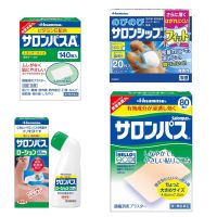 Hisamitsu salonpas แผ่นแปะแก้ปวด คลายกล้ามเนื้อ.บรรเทาอาการบาดเจ็บจากการออกกำลังกาย