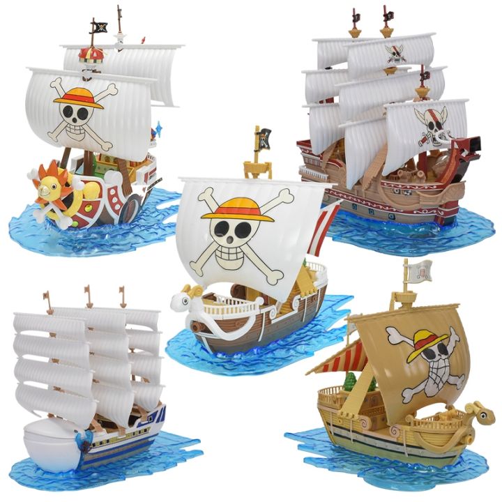 Anime One Piece Going Merry pirate ship assembled model PVC Action