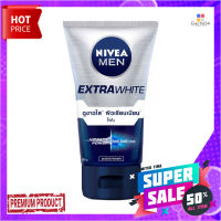 นีเวีย เมน เอ็กซ์ตร้า ไวท์ โฟม ขนาด 100 กรัมNivea Men Extra White Foam 100 g