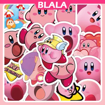 Kirby Matte Vinyl Sticker Water Bottle Sticker Kirby Laptop Decal 