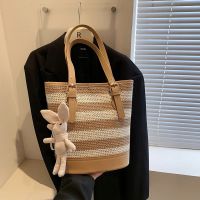 This years popular e dgn straw bag 23 new womens bag fgn sle -mat sgle shoulder underarm bag et bag -Bao23724▧❧